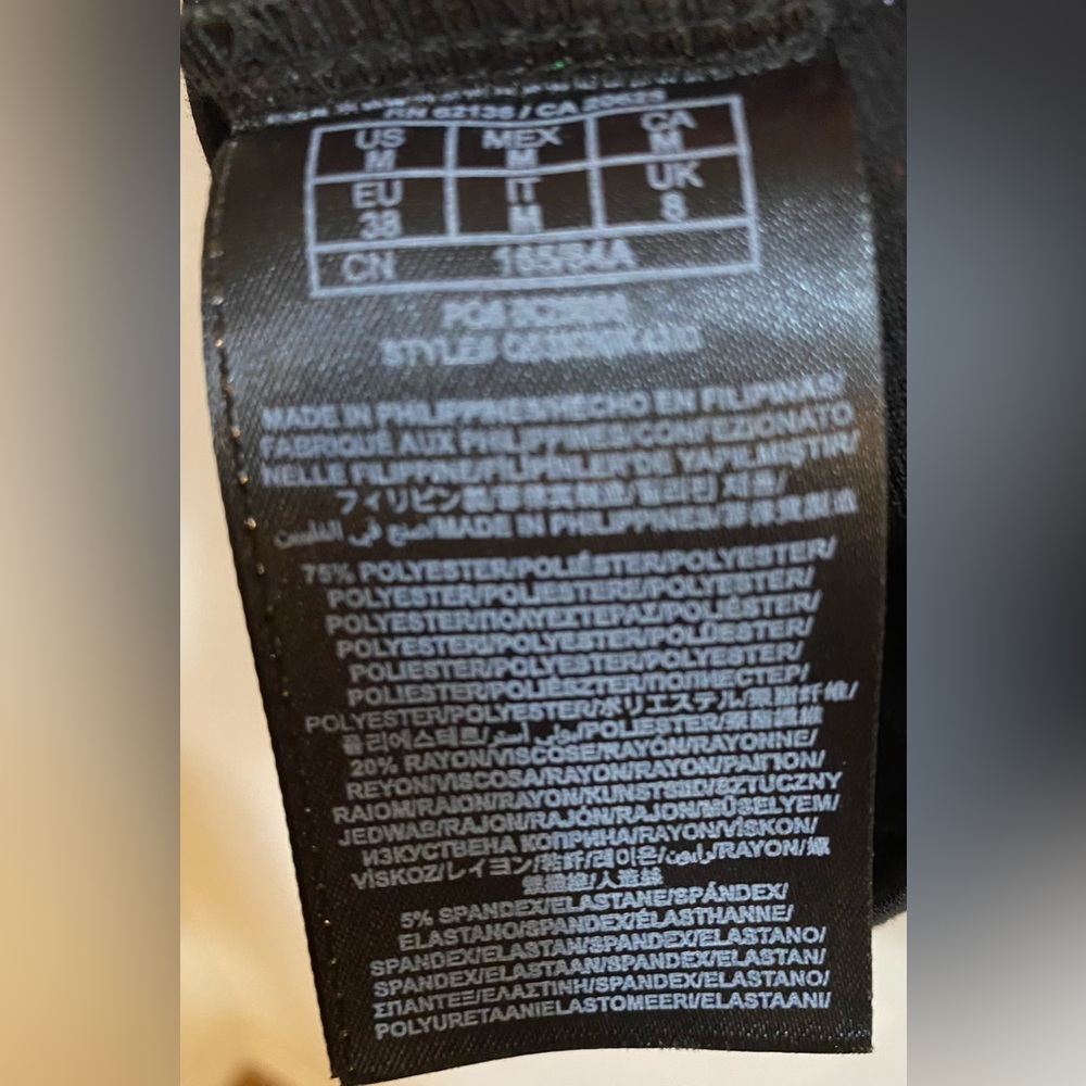 Guess. Black And Red Color Block Bodycon Dress. S… - image 5